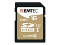 Miniatyrbild 2 av 5: EMTEC Gold+ - Flash-minneskort - 16 GB - Class 10 - SDHC
