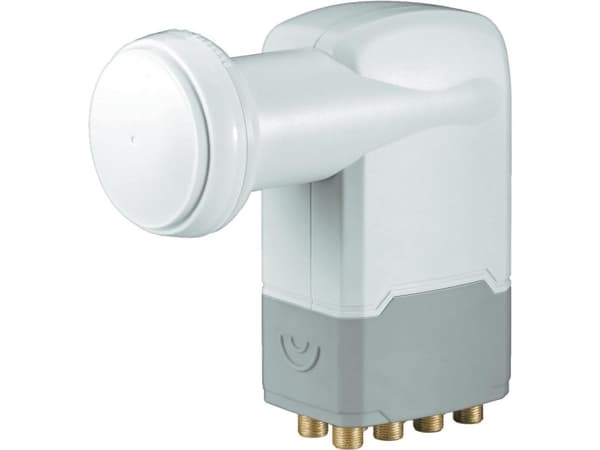Goobay SAT Universal Octo 0.1dB, F, 200 mA, 4 cm, 61 mm, 133,9 mm, 131,1 mm