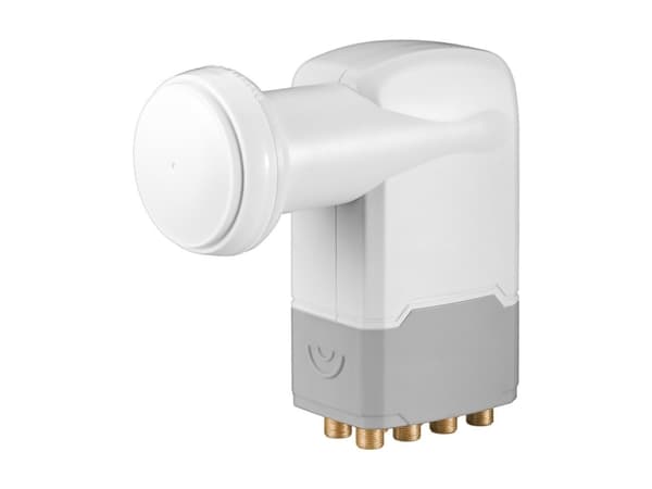 Goobay SAT Universal Octo 0.1dB, F, 200 mA, 4 cm, 61 mm, 133,9 mm, 131,1 mm