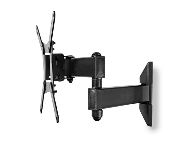 Nedis TVWM31BK - Brakett - full bevegelse - for TV - stål - svart - skjermstørrelse: 10"-32" - veggmonterbar
