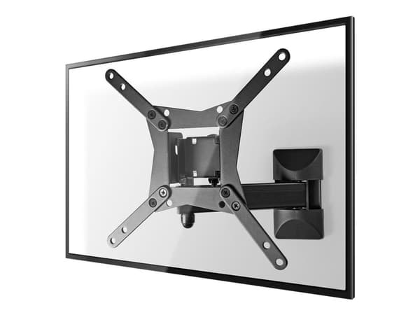Nedis TVWM31BK - Brakett - full bevegelse - for TV - stål - svart - skjermstørrelse: 10"-32" - veggmonterbar