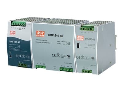 MEAN WELL PWR-480-48 - Strømforsyning (DIN-skinnemonterbar) - AC 100-240/ DC 127-370 V - 480 watt