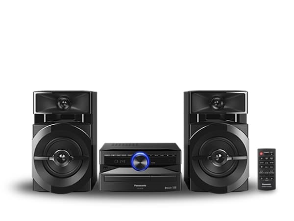 Panasonic SCUX100EK, Kodin miniaudiojärjestelmä, Musta, 300 W, 2-suuntainen, 13 cm, 5 cm