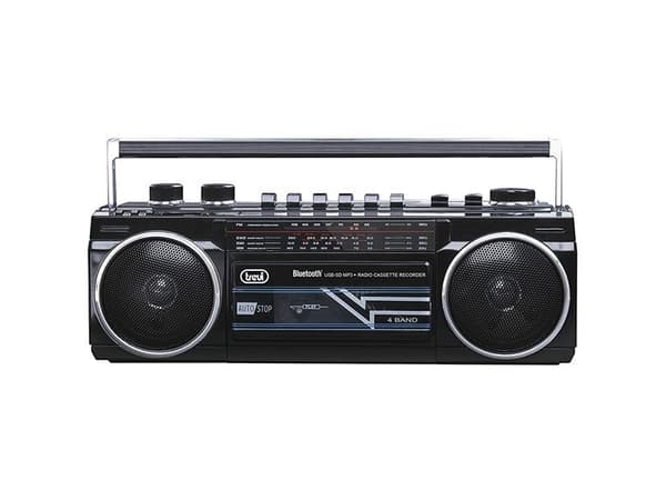 Trevi RR 501 BT, Personal, Analog, FM, MW, SW, Svart, Rotations-, Extern