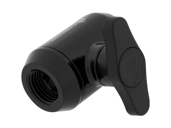 CORSAIR Hydro X Series XF Ball Valve - Manuell kuleventil for væskekjølesystem - svart