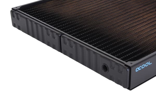 Alphacool NexXxoS XT45, Radiatorblokk, Kobber (Cu), Stål, Sort, 1/4", 0,8 stang, CE, FC, RoHS