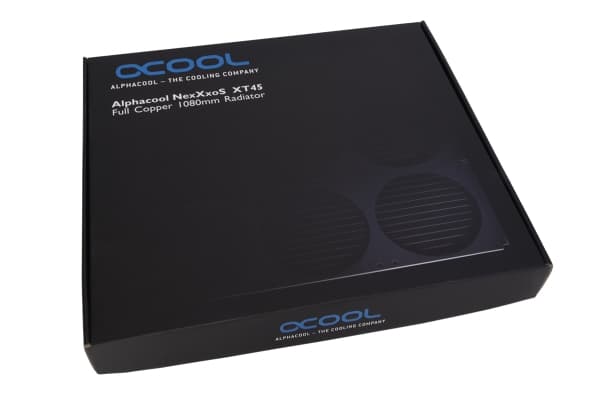 Alphacool NexXxoS XT45, Radiatorblokk, Kobber (Cu), Stål, Sort, 1/4", 0,8 stang, CE, FC, RoHS