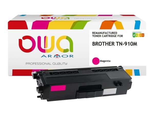OWA - Magenta - kompatibel - etui - tonerpatron (alternativ for: Brother TN910M) - for Brother TN910M
