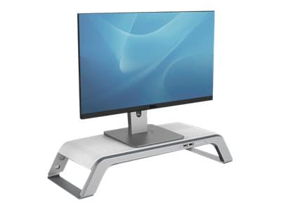 Fellowes Hana Monitor Support - Skjermstativ - skrivebord - hvit