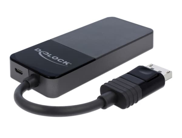 Delock DisplayPort 1.4 Splitter 1 x DisplayPort to 3 x HDMI MST - Video/lyd-splitter - 3 x HDMI - stasjonær