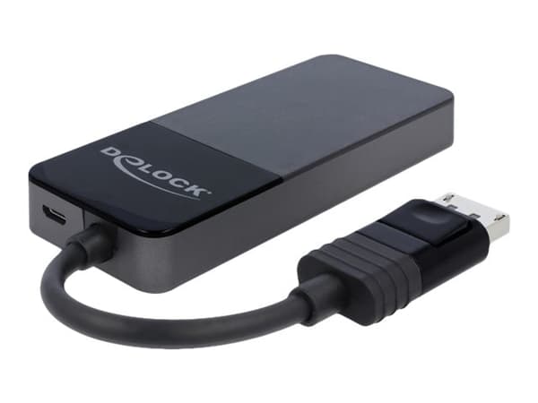 Delock DisplayPort 1.4 Splitter 1 x DisplayPort to 3 x HDMI MST - Video/lyd-splitter - 3 x HDMI - stasjonær