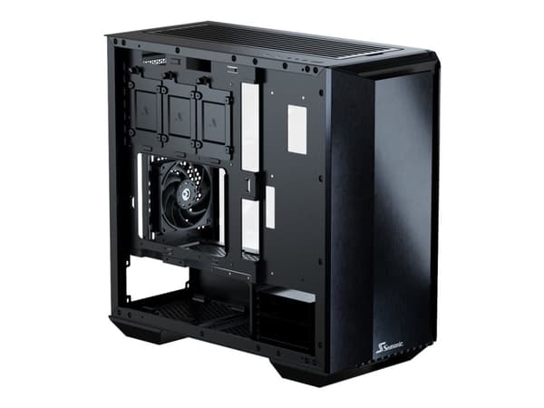 Seasonic SYNCRO Q7 Series Q704 - Mid tower - utökad ATX - genomskinlig sidopanel (härdat glas) 750 Watt (ATX12V / EPS12V) - USB/ljud