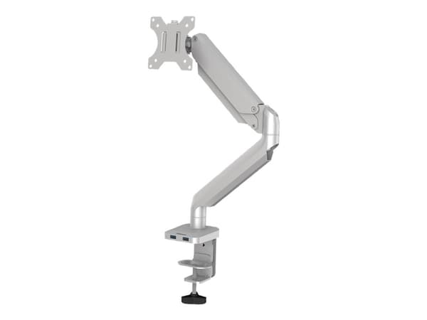 Fellowes Platinum Series 8056401, Clamp/Grommet, 8 kg, 81,3 cm (32"), 100 x 100 mm, Korkeudensäätö, Hopea