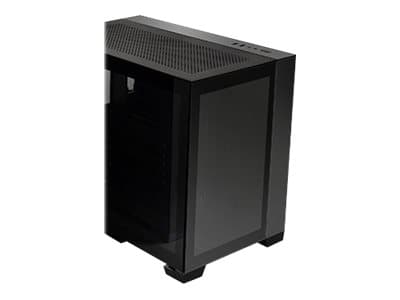 Lian Li O11 Dynamic Mini - Tower - ATX - sidepanel med vindu (herdet glass) - ingen strømforsyning (SFX12V/SFX-L12V) - svart - USB/lyd