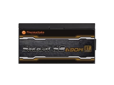 Thermaltake SMART SE 630W - Strømforsyning (intern) - ATX12V 2.3/ EPS12V 2.92 - AC 230 V - 630 watt - aktiv PFC - Den europeiske union - svart