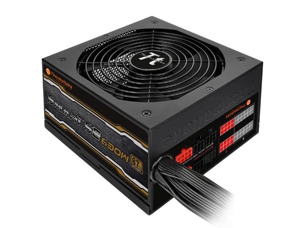 Thermaltake SMART SE 630W - Strømforsyning (intern) - ATX12V 2.3/ EPS12V 2.92 - AC 230 V - 630 watt - aktiv PFC - Den europeiske union - svart