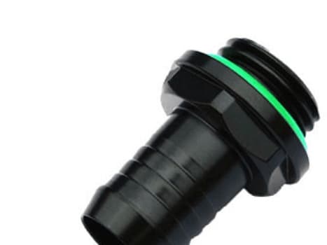 Bitspower liitin suora G1/4 tuuman uros 10mm ID - musta mattainen