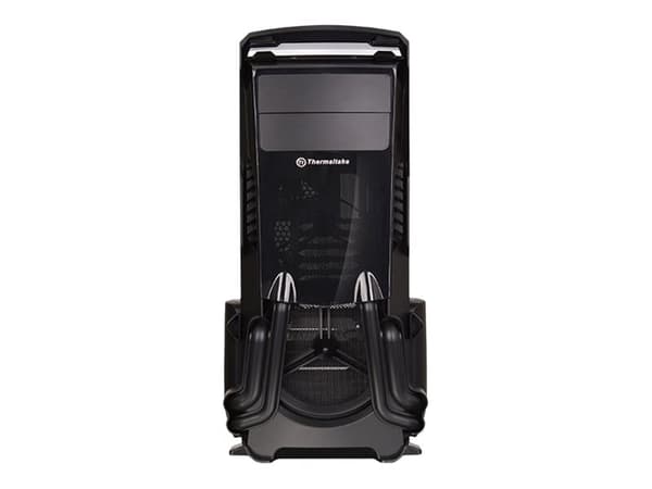 Thermaltake Versa N24 - Tower - ATX - genomskinlig sidopanel - ingen strömförsörjning (PS/2) - svart - USB/ljud