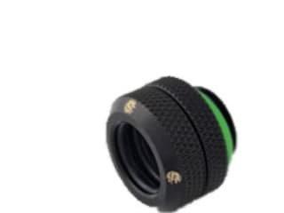 Bitspower Multi-Link adapteri liitäntä suora G1/4 tuuman uros 12mm uros kovaputkeen - musta mattainen