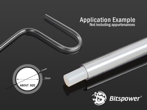 Bitspower BP-HTSB11CL-1M, Gjennomsiktig, 11 mm