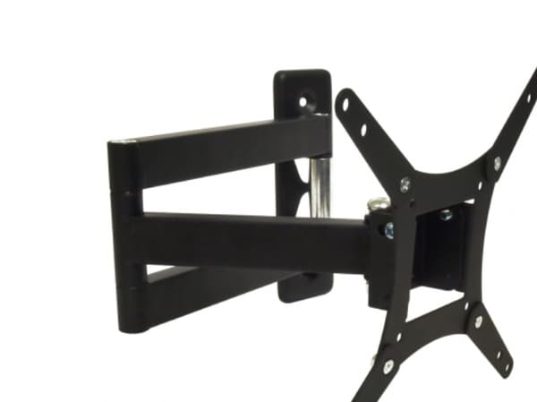 ART AR-57 - Konsol - justerbar arm - för LCD-TV - metall - pulverlackerad svart - skärmstorlek: 17"-32" - väggmonterbar