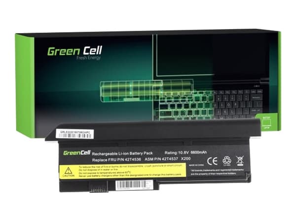 Green Cell LE22, Akku, Lenovo, ThinkPad X200 X201 X201i