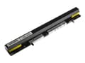 Miniatyrbilde 1 av 5: Green Cell - Batteri til bærbar PC (tilsvarer: Lenovo L12S4A01) - litiumion - 4-cellers - 2200 mAh - svart - for Lenovo Flex 14 80C4; 14D 80D7; 15 80