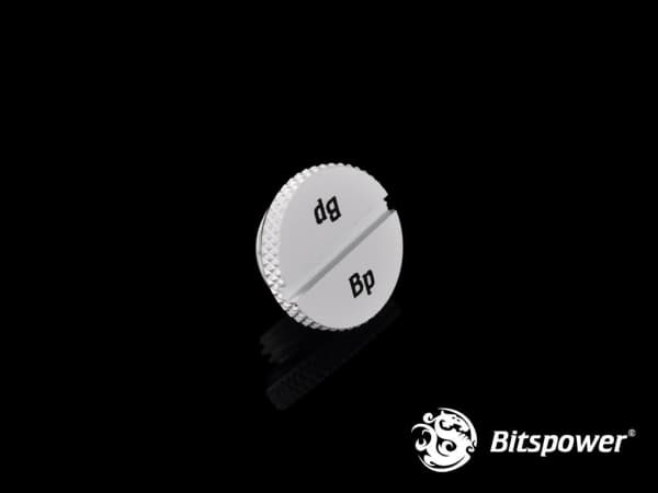 Bitspower BP-DWWP-C09, Valkoinen, Messinki
