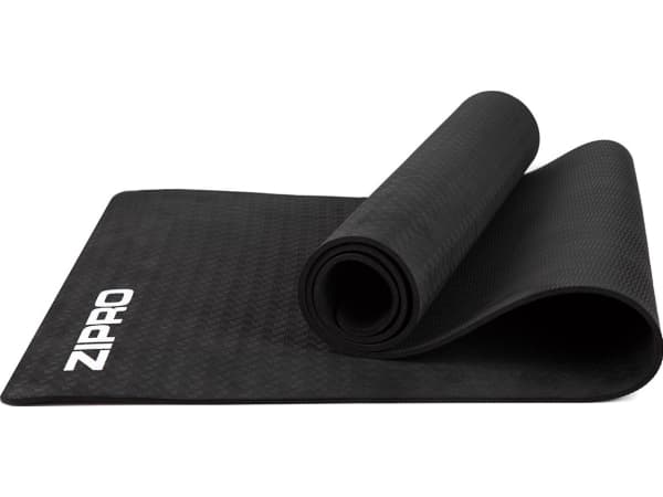 Zipro Exercise Mat - 4mm - Black - Size: 173x61cm