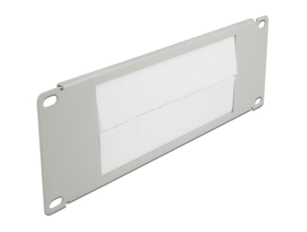 DeLOCK 66535, Kaapelin hallintapaneeli, Harmaa, Metalli, 2U, 254 mm, 88,5 mm