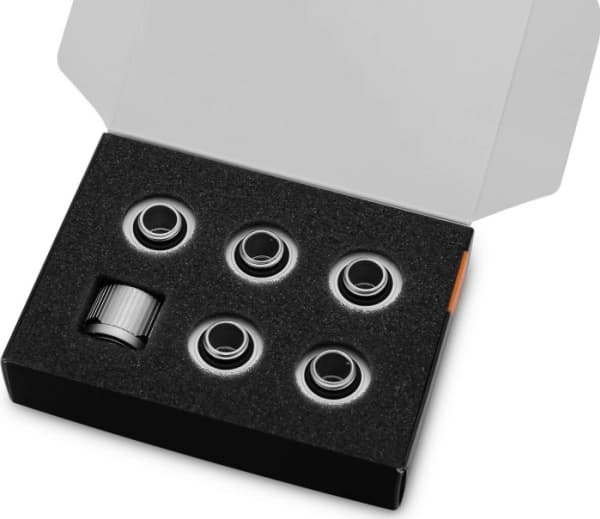 EK Water Blocks EK-Quantum Torque 6-Pack STC 10/13, Passende, Messing, Sølv, Titan, 1/4"
