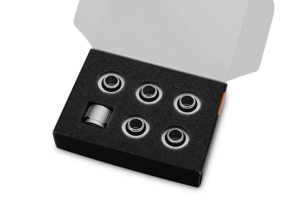 EK Water Blocks EK-Quantum Torque 6-Pack STC 10/13, Passende, Messing, Sølv, Titan, 1/4"