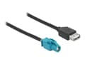 Miniatyrbild 2 av 5: Delock - Datakabel - HSD Z hona till USB hona - 1 m