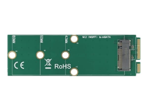 Delock - Grensesnittadapter - M.2 - M.2 Kort - mSATA