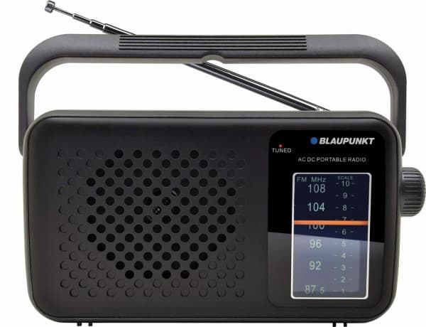 Blaupunkt PR8BK, Bærbar, Analog, FM, 0,8 W, 3,5 mm, Sort