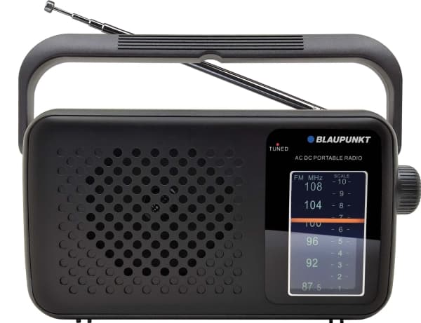 Blaupunkt PR8BK, Kannettava, Analoginen, FM, 0,8 W, 3,5 mm, Musta