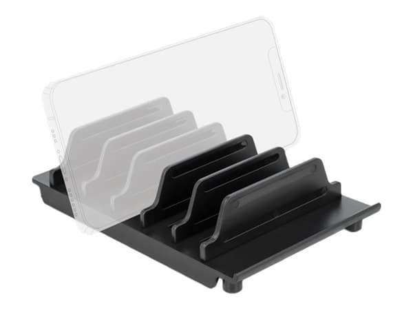 Delock - Stativ for mobiltelefon, nettbrett - sort