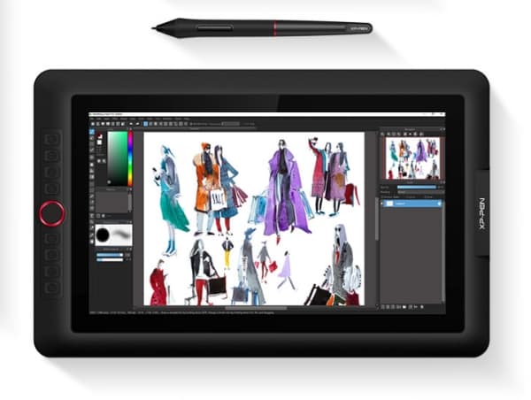 XPPen Artist 15.6 Pro, Langallinen, 5080 lpi, 344,16 x 193,59 mm, USB, 1 cm, 0,1 mm