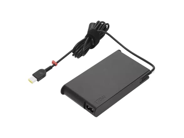 Lenovo - Strømadapter - smal - AC 100-240 V - 170 watt - Sentral-Europa - svart - for IdeaPad Gaming 3 15; Legion 5 15; 5 15ARH05; 5 17; 5 17IMH05; 5