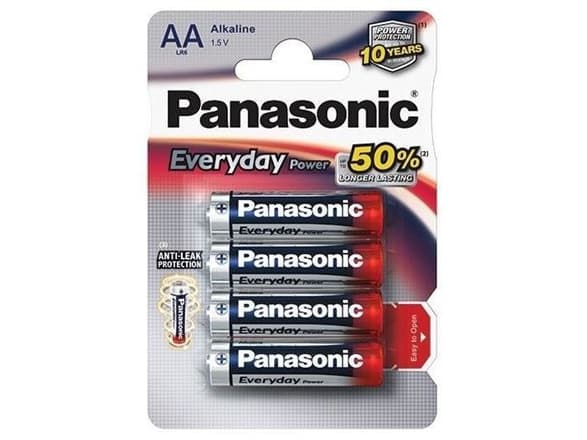 Panasonic Alkaline Everyday Power LR6EPS - Batteri 4 x AA-type - Alkalisk