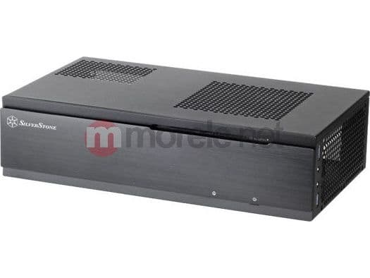 SilverStone MILO ML06 - SFF - mini ITX - ingen strömförsörjning (SFX12V) - svart - USB/ljud