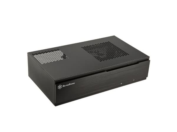 SilverStone MILO ML06 - SFF - mini ITX - ingen strömförsörjning (SFX12V) - svart - USB/ljud Svart