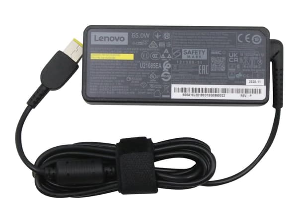 Lenovo - Strømadapter - AC 100-240 V - 65 watt - FRU - for IdeaCentre A340-22; IdeaCentre AIO 3 22; 3 22ADA05; 3 24; ThinkCentre M75; M90; M90n-1 IoT Sort
