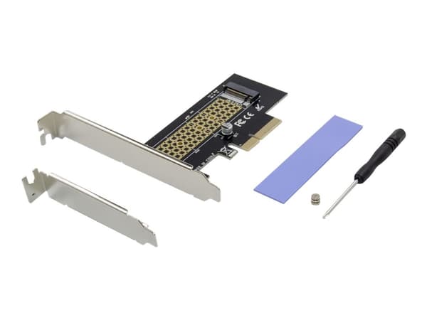MicroConnect - Grensesnittsadapter - M.2 - M.2 NVMe Card - lav profil - PCIe 3.0 x4
