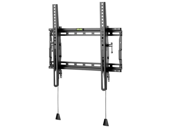 Goobay 49909, 139,7 cm (55"), 100 x 100 mm, 400 x 400 mm, 3 - 12°, Stål, Sort