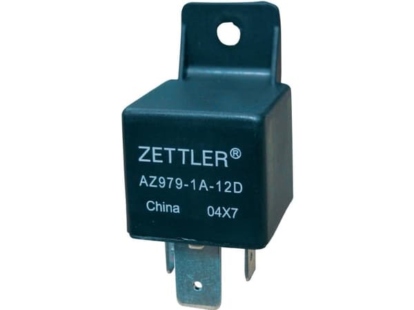 Ajoneuvorele Zettler Electronics 12 V/DC 60 A 1 x vaihtokosketin