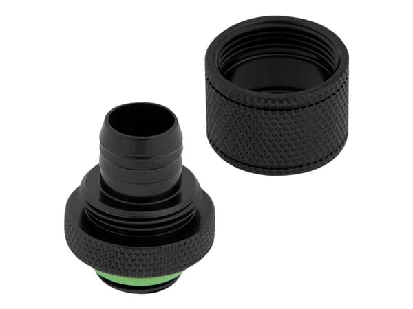 CORSAIR Hydro X Series XF Compression Fitting - Inpassning till vätskekylsystem - svart (paket om 4)
