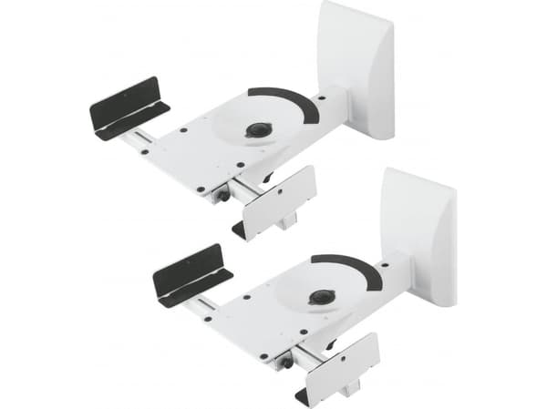 ART G-04 - Brakett - for høyttaler(e) - pulverbelagt metall - hvit - veggmonterbar (en pakke 2)