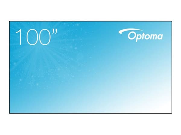 Optoma ALR101 - Projeksjonsskjerm - 100" (254 cm) - High Contrast - for Optoma HZ48UST Sort