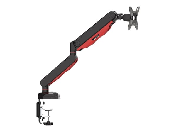 Iiyama DSG3001C-R1 - Monteringssats - justerbar arm - för LCD-display - svart, dynamic red - skärmstorlek: 17"-30" - disk-monteringsbar Svart, Röd